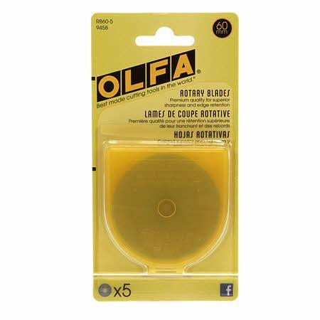 Olfa 60mm Replacement Blade 5pk