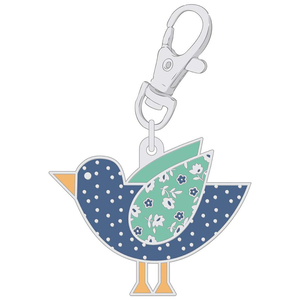 Enamel Happy Charm Bird