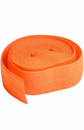 Fold-over Elastic 3/4in x 2yd Pumpkin