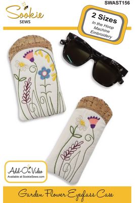 Garden Flower Eyeglass Case