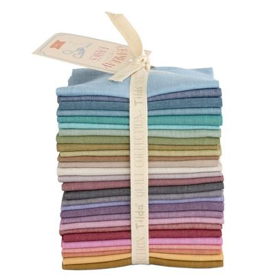Tilda Chambray Fat Quarter Bundle 28pc 20x22in