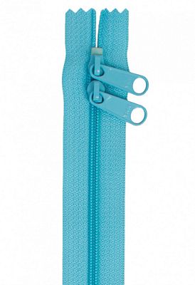 Handbag Zippers, 30" Double Slide-Parrot Blue