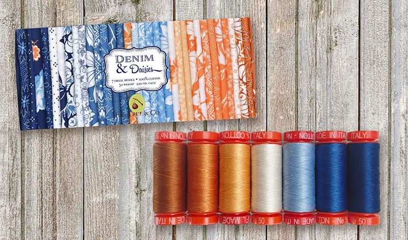 Denim & Daisies Thread Collection