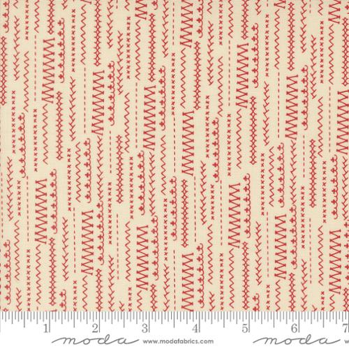 Porcelain Red Stitched Up