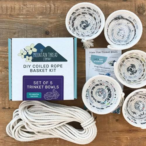 Coiled Rope Kit 5 Trinket Bowls