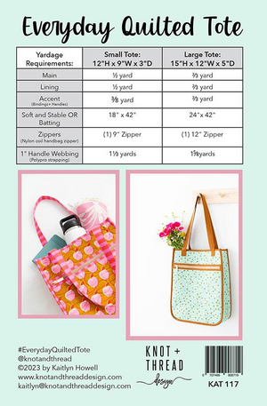 Everday Quilted Tote