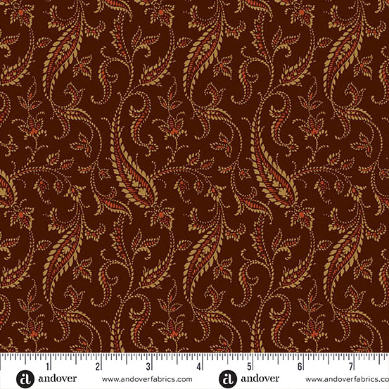 Bridgeport Paisley Vines Brown