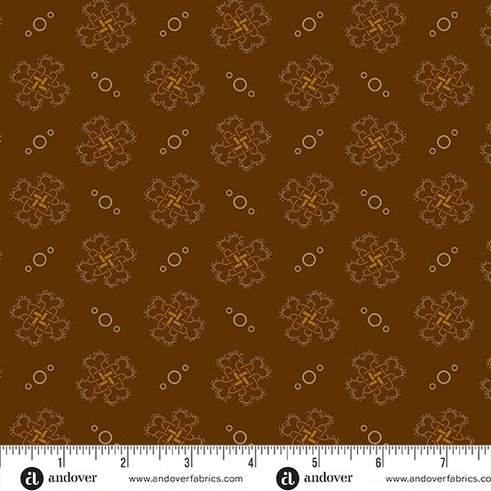 Bridgeport Quatrefoil Brown