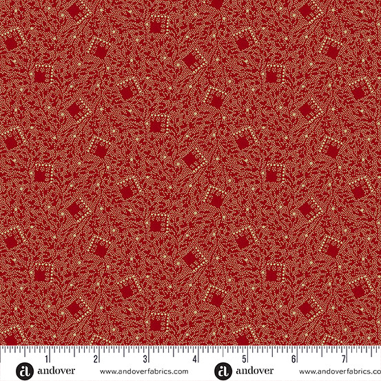 Bridgeport Tumbling Squares Red