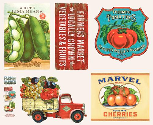 CANVAS Milk Farm and Garden Pillow Panel 36" x 44"