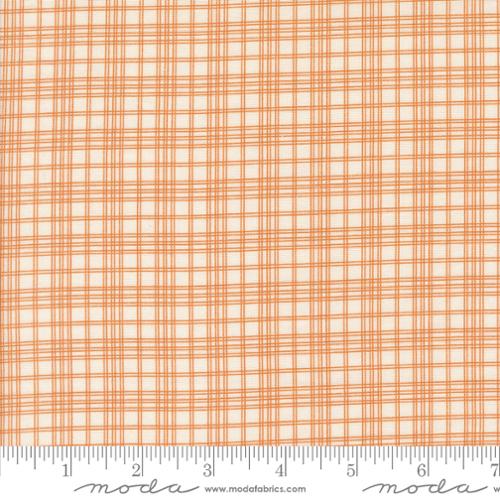 Cream Pumpkin Open Plaid