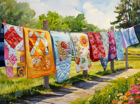 Quilts on the Line 1000pc