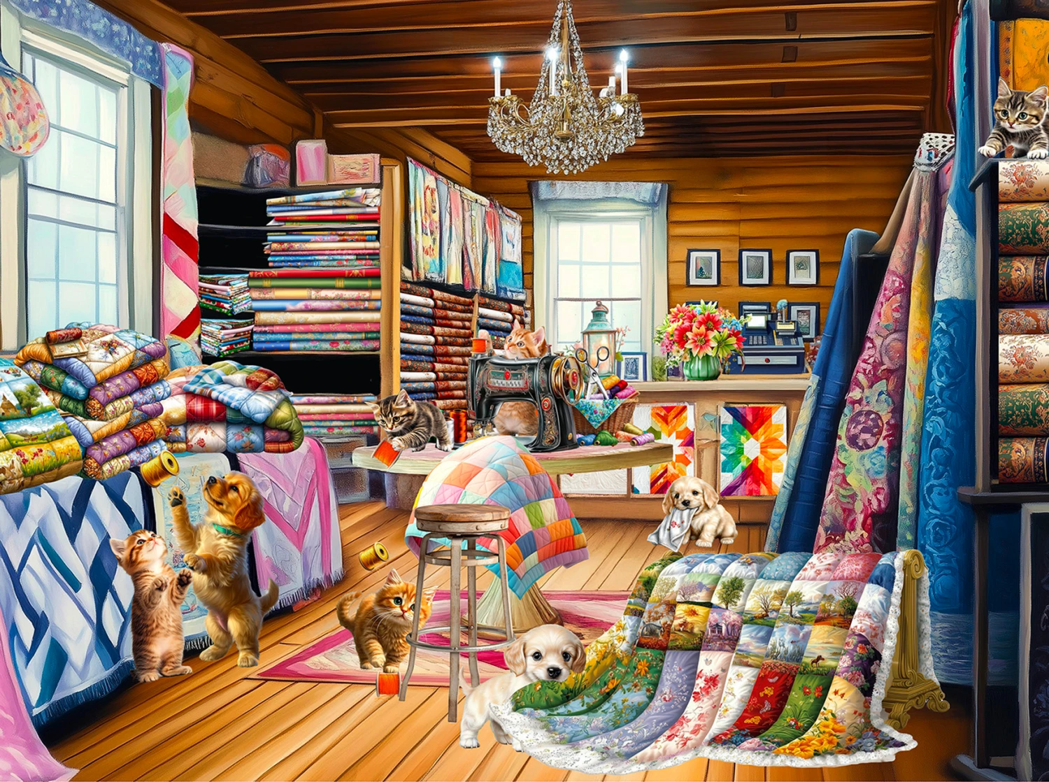 When Mama's Away Puzzle 1000pc