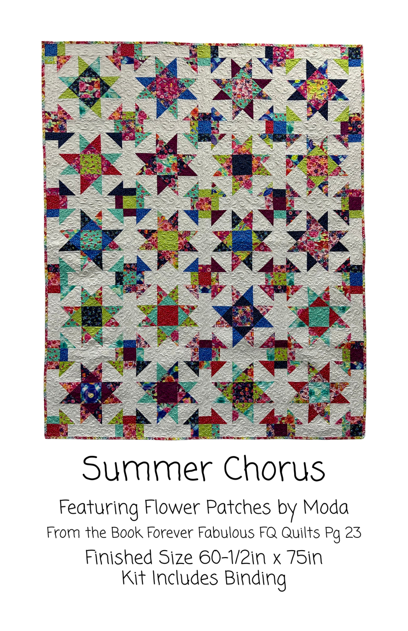 Summer Chorus Kit, 60.5" x 75", Includes binding, Forever Fabulous p23