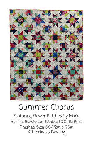 Summer Chorus Kit, 60.5" x 75", Includes binding, Forever Fabulous p23