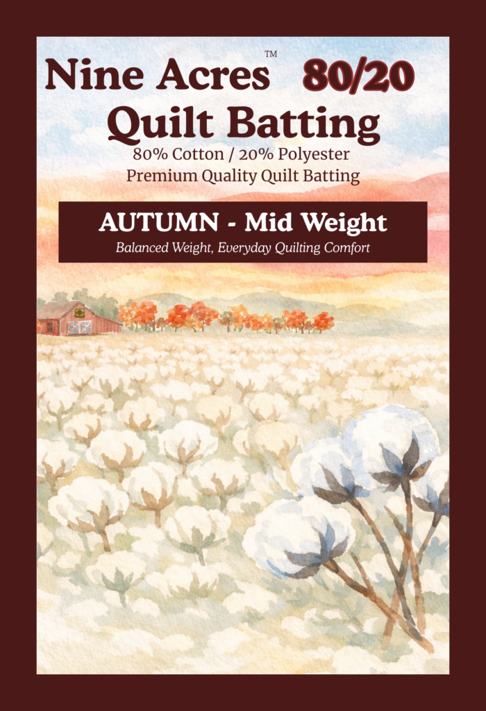 Natural 80/20 Autumn Batting - Crib (60" x 45")