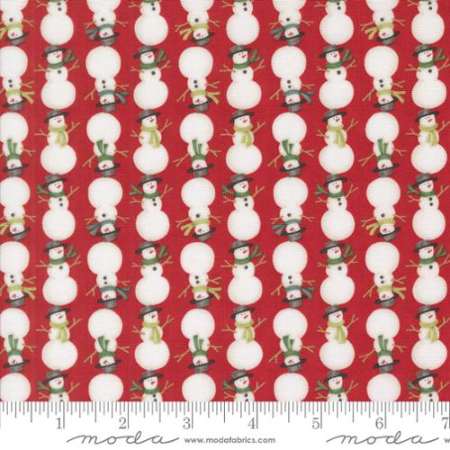 Berry Red Stacked Snowmen