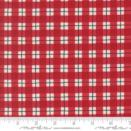 Berry Red Winter Plaid