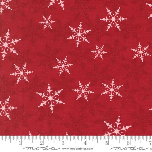 108" Berry Red Falling Snow