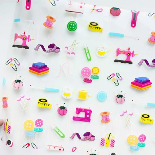 Clear Vinyl Sew Notion 12"x52"