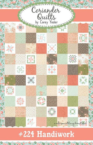 Handiwork Quilt Kit, 68x85, Pattern & Binding Included