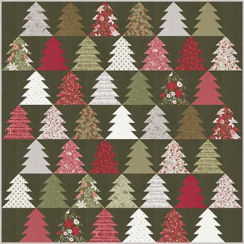 Fir Tree Lane Kit, 77.5x74, Pattern & Binding Included