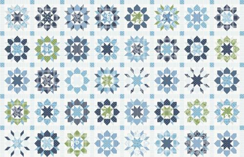 Swoon Cheater 36" x 60" Repeat Patchwork