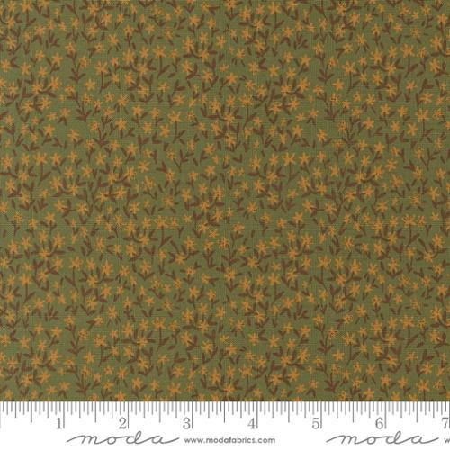 Autumn Forest Dark Green Daisy