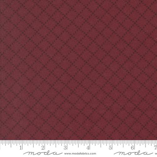 Merlot Stitched Grid
