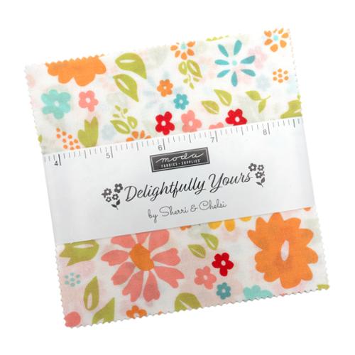 Delightfully Yours Charm Pack - Pine Needles Quilt & Sew
