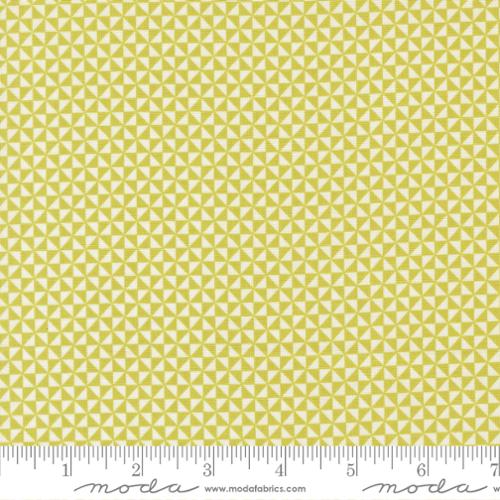 Chartreuse Pinwheel - Pine Needles Quilt & Sew