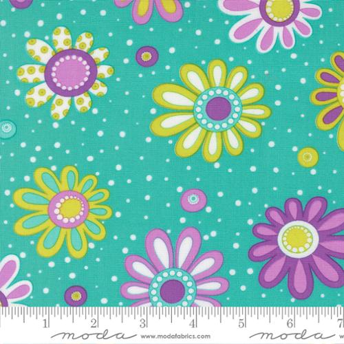 Flower Power Aqua