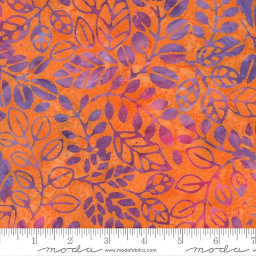 Tangerine & Purple Sunburst Batiks