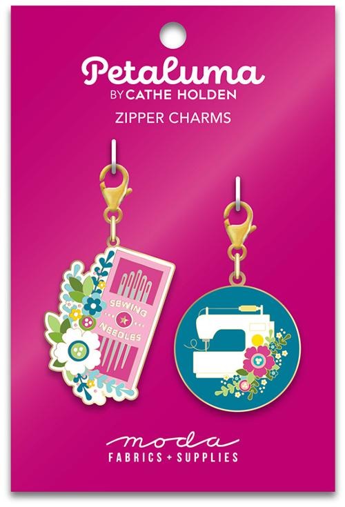 Machine & Needles Zip Pull 2ct