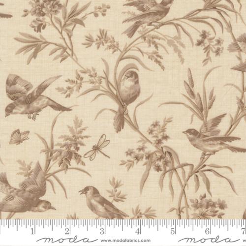 Joie De Vivre Moineau Florals Birds Pearl Roche