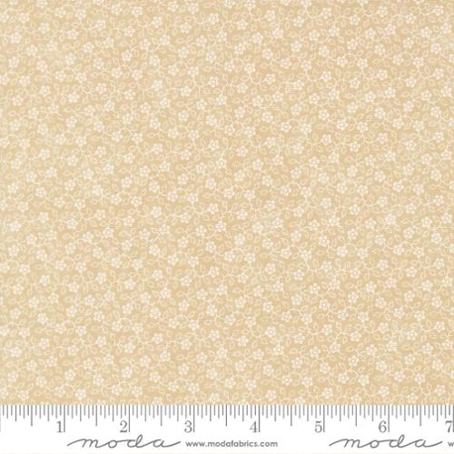 Bluebirds Nest Tan Tonal Floral