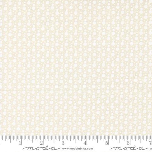 Eggshell White Bubbly Dots