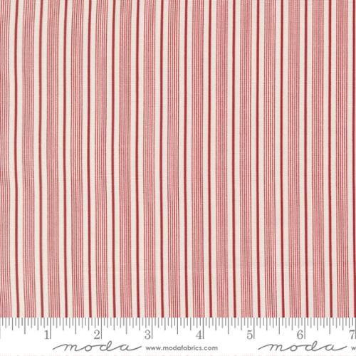 American Gatherings III Cloud Crimson Pathway Stripes