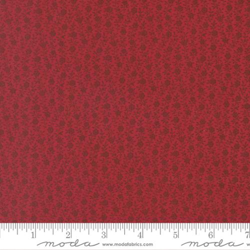 American Gatherings III Deep Crimson Small Floral