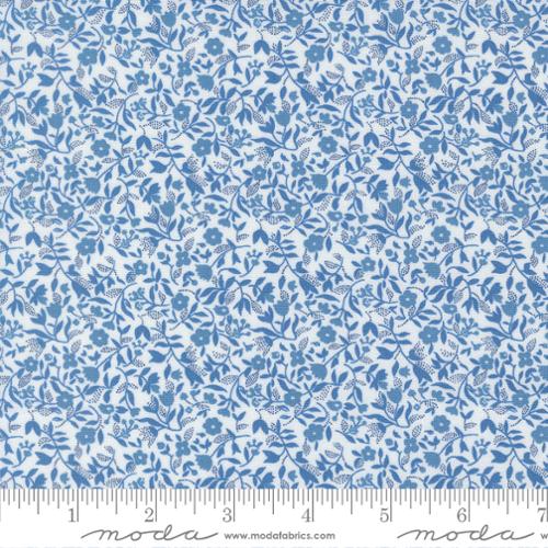 Blueprint White Blue Floral