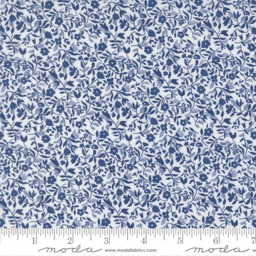 Blueprint White Navy Little Floral
