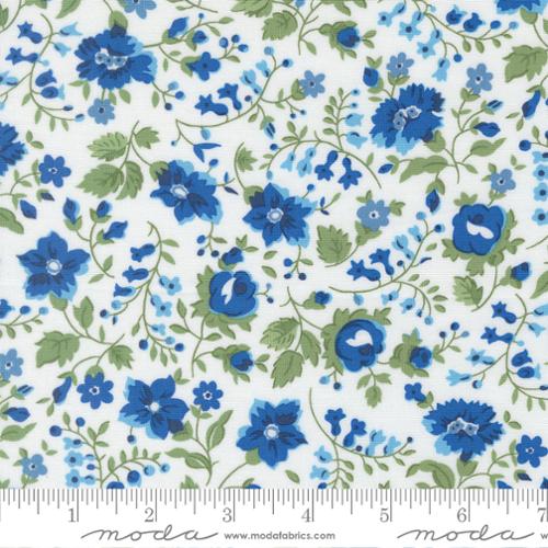 Blueprint White Multi Vineyard Floral
