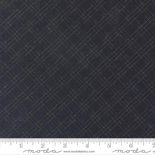 Quail Run Indigo Stitched Plaid