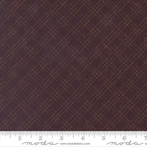 Quail Run Mulberry Stitched Plaid