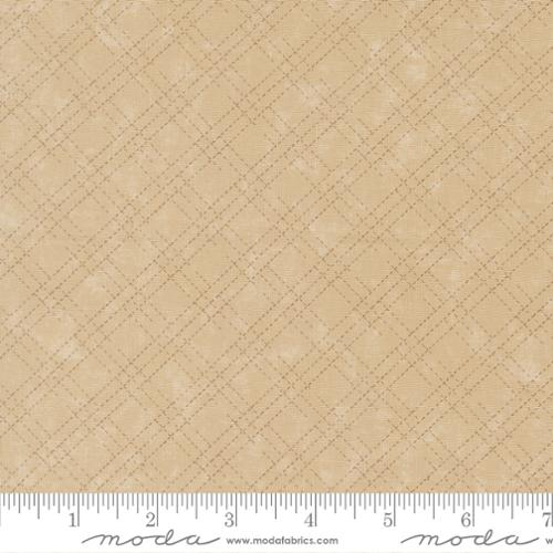 Quail Run Tonal Tan Stitched Plaid