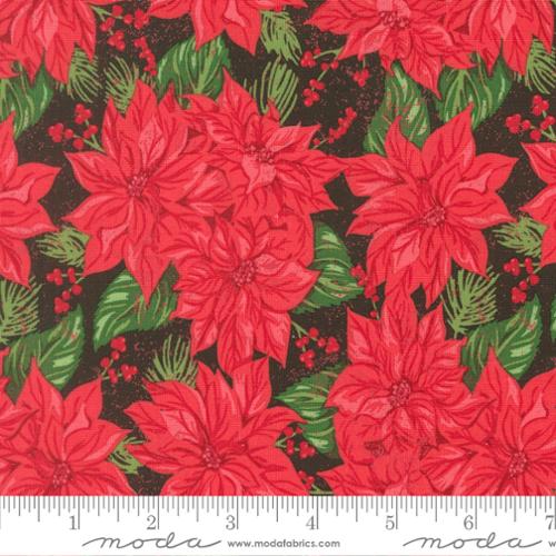 Holiday Cheer Poinsettia Midnight