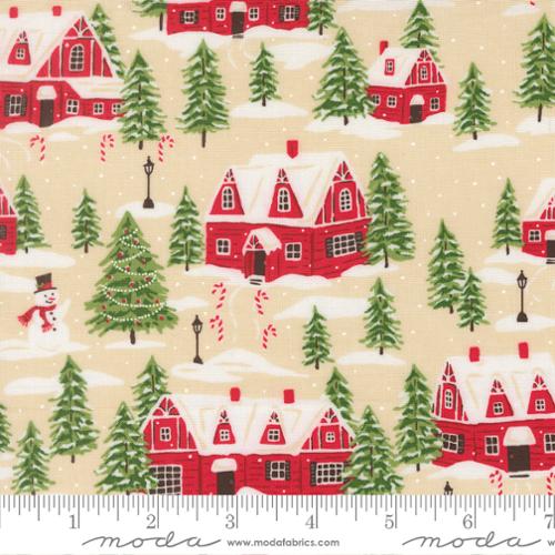 Holiday Cheer Natural Snow Town