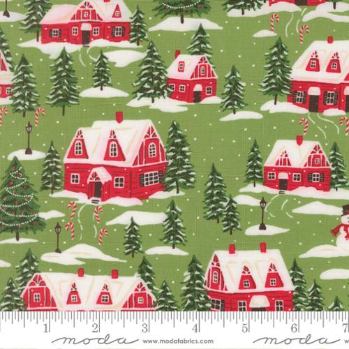 Holiday Cheer Mistletoe Snow Town