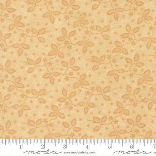 Flannel Season Tan Tonal 3 Leaves