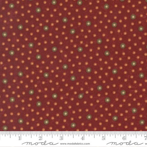Flannel Season Barn Red Rain Drops